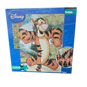 Disney Photomosaics Tigger 1000 Piece Jigsaw Puzzle Buffalo Games